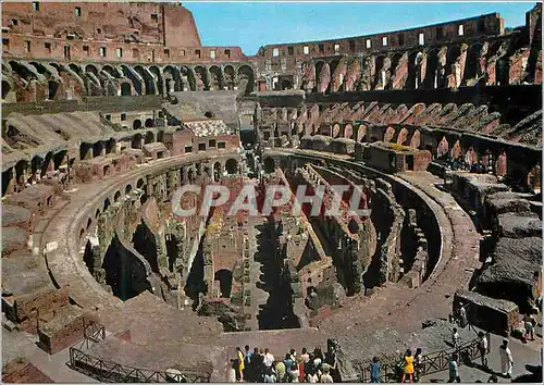 Moderne Karte Roma le colisee interieur