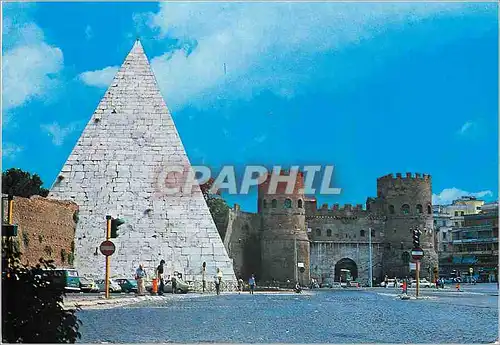 Cartes postales moderne Roma la pyramide e caio cestio