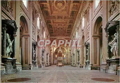 Moderne Karte Roma basilique de st jean in laterano interieur