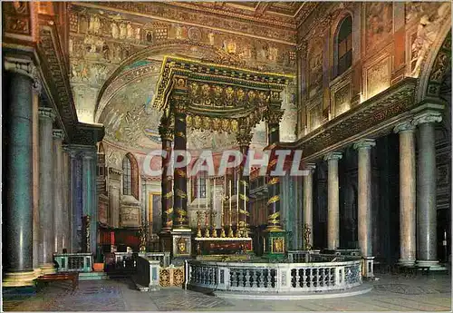 Moderne Karte Roma basiliuqe de st marie maggiore interieur