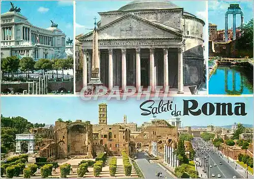 Cartes postales moderne Roma saluti