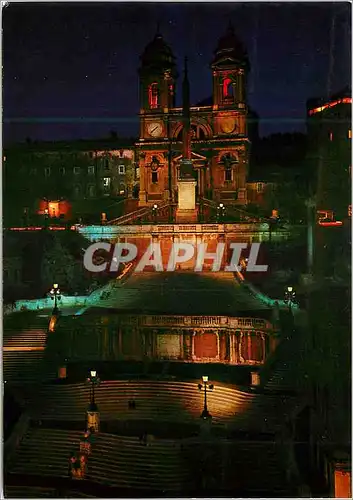 Cartes postales moderne Roma eglise de trinita del monti