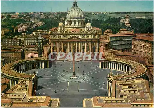 Cartes postales moderne Roma place saint pierre