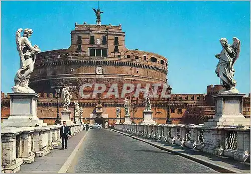 Cartes postales moderne Roma le chateau saint ange