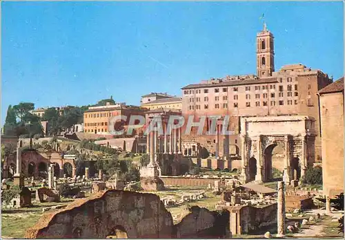 Cartes postales moderne Roma forum romain et arc de septime severe