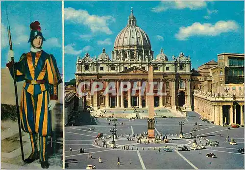 Cartes postales moderne Roma place saint pierre