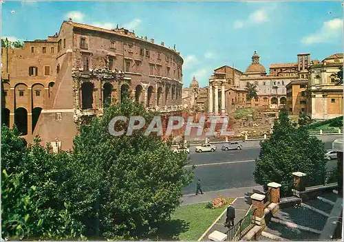 Cartes postales moderne Roma le theatre de marcel temple d'octavius