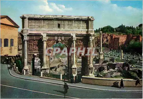 Moderne Karte Roma arco di settimo severo