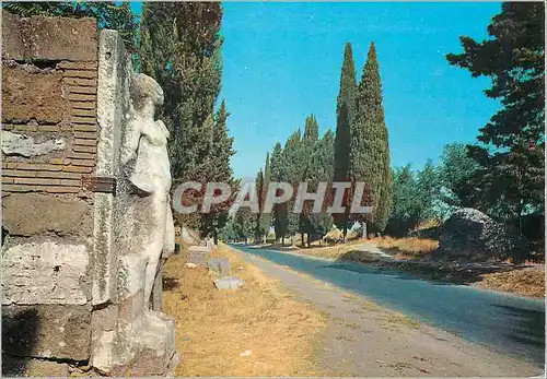 Cartes postales moderne Roma la voie apienne antique