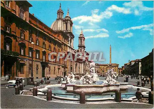 Cartes postales moderne Roma place navona