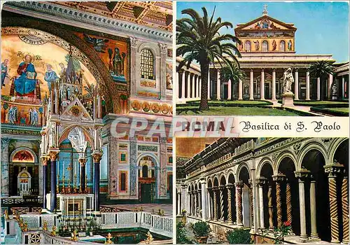 Cartes postales moderne Roma basilique de st paolo