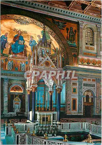 Moderne Karte Roma basilique de st paul dais de l'autel papale