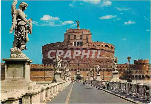 Cartes postales moderne Roma chateau st ange