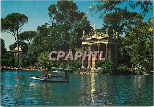 Cartes postales moderne Roma villa borghese le petit lac