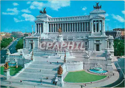 Moderne Karte Roma autel de la patrie