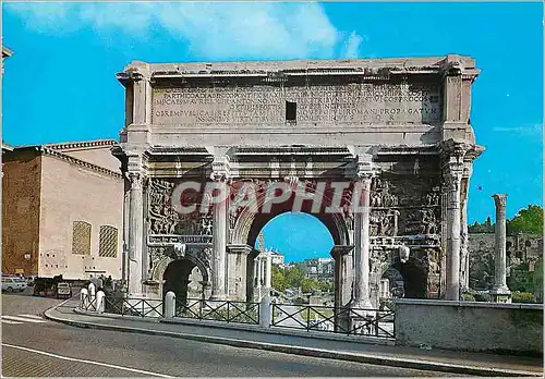 Moderne Karte Roma l'arc de settimio severo