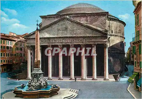 Moderne Karte Roma le pantheon