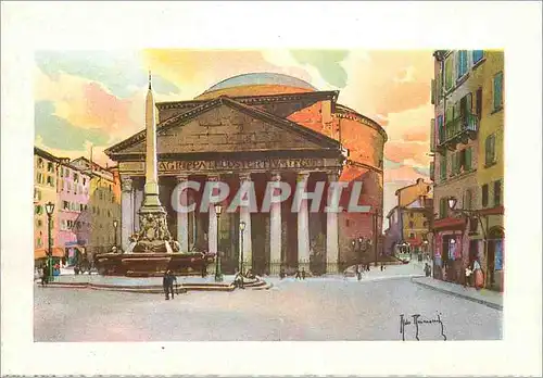 Moderne Karte Roma le pantheon