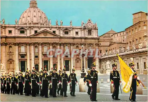 Cartes postales moderne Roma st pierre garde d'honner palatine Militaria