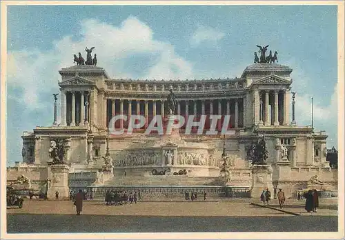 Moderne Karte Roma monument a victor emmanuel II