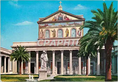 Cartes postales moderne Roma basilique de st paul