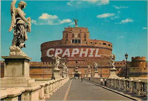 Cartes postales moderne Roma chateau st ange