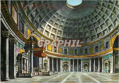 Cartes postales moderne Roma interieur du pantheon
