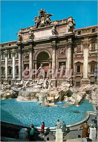 Cartes postales moderne Roma la fontaine of trevi