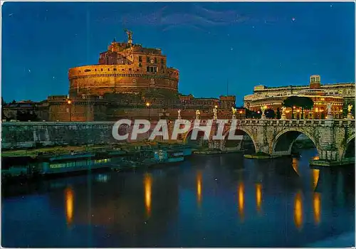 Cartes postales moderne Roma Pont et Chateau St Ange