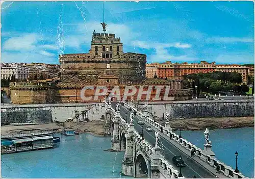 Cartes postales moderne Roma Pont et Chateau Saint Ange