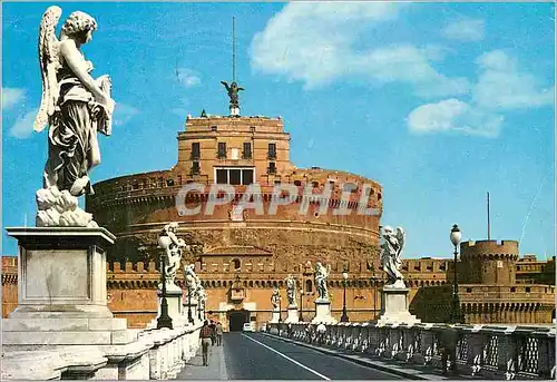 Cartes postales moderne Roma Pont et Chateau Saint Ange