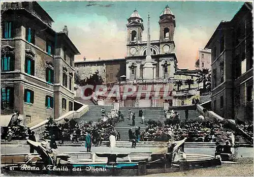 Cartes postales moderne Roma La Trinite des Montes