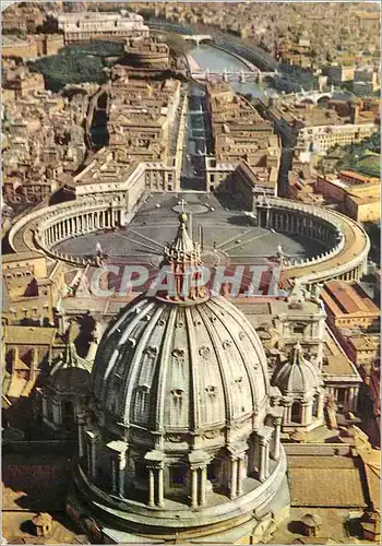 Cartes postales moderne Roma De l'avion Coupole de S Pietro