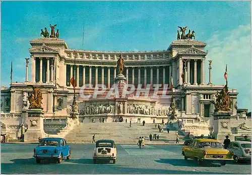 Moderne Karte Roma Monument a Victor Emmanuel II