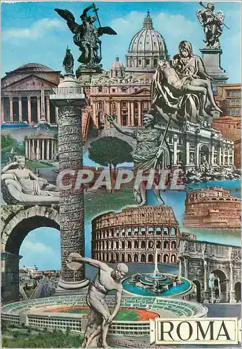 Cartes postales moderne Roma Salutions de Rome