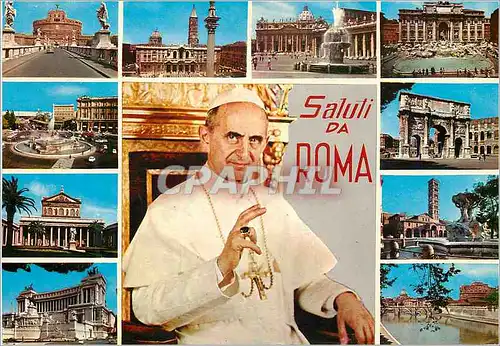 Cartes postales moderne Roma Pape