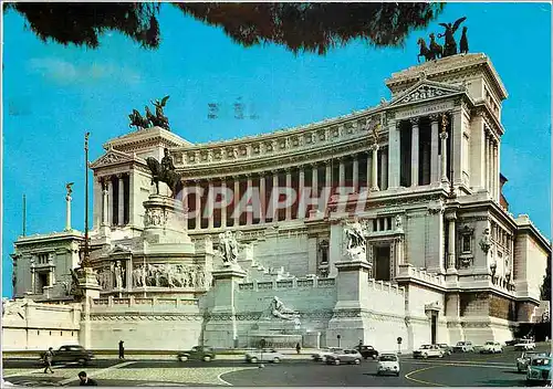 Moderne Karte Roma Monument a Vittorio Emanuelle II