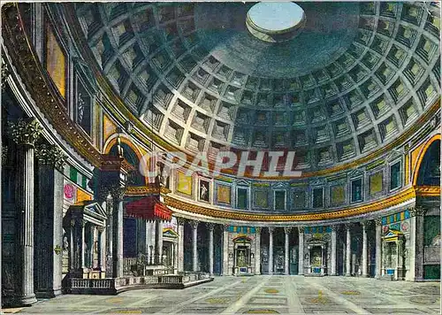 Cartes postales moderne Roma Interieur du Pantheon