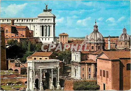 Cartes postales moderne Roma Le Forum Romain et Arc de Settimio Severo