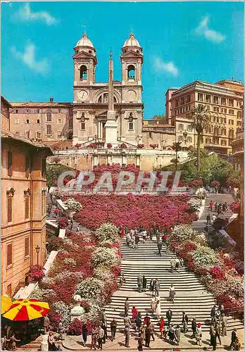 Cartes postales moderne Roma Place de Espagne-Trinite des Monti