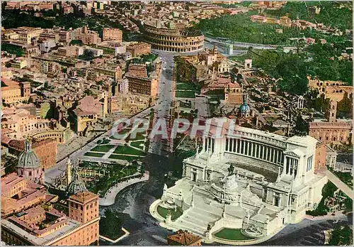 Moderne Karte Roma Autel de la Patrie