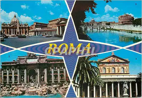 Cartes postales moderne Roma Fontana de Trevi