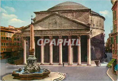 Moderne Karte Roma Le Pantheon