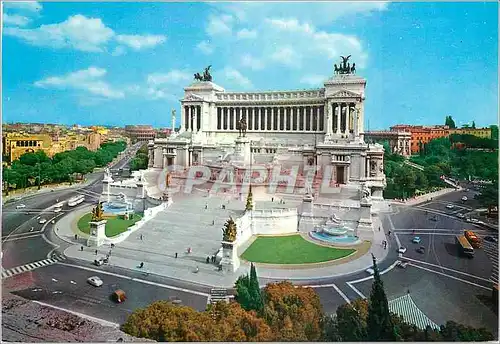 Moderne Karte Roma Monument a Victor Emanuel II