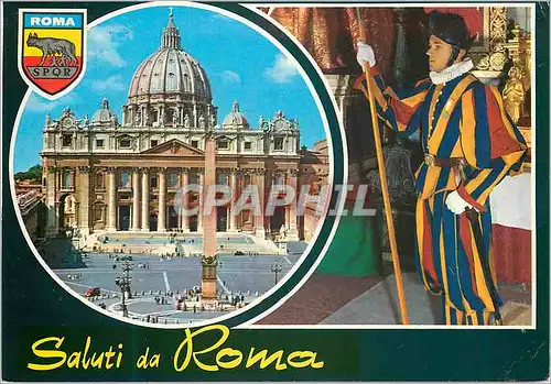 Cartes postales moderne Roma Garde Militaria