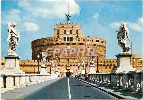 Cartes postales moderne Roma Pont et Chateau Saint Ange