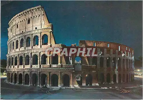 Cartes postales moderne Roma Le Colysee nocturne