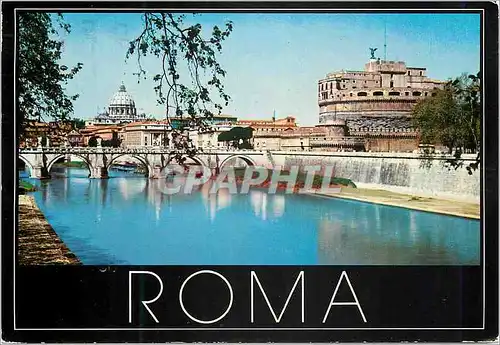 Moderne Karte Roma Chateau S Ange et S Pierre