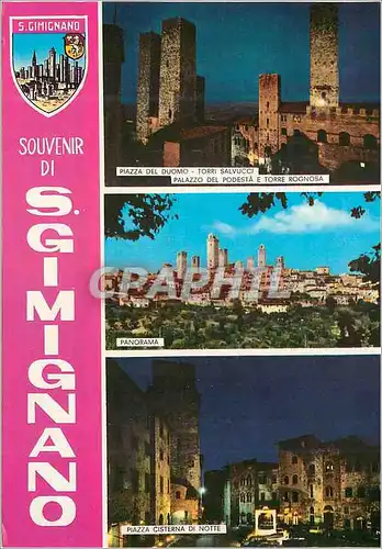 Cartes postales moderne S Gimignano (Siena) Panorama