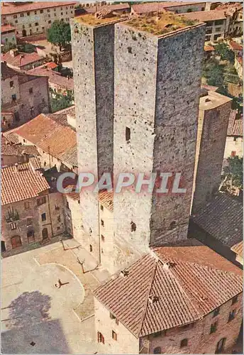 Moderne Karte S Gimignano (Siena)